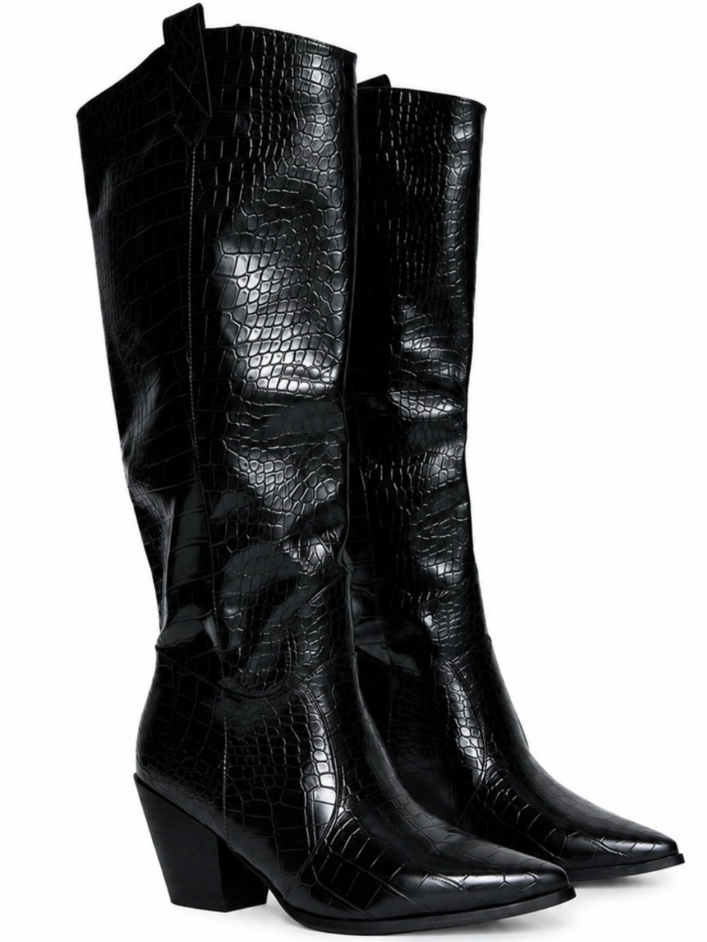 NWT - Princess Polly Knee-High Cowgirl Boots in original box - Sizes 8 and 9 US